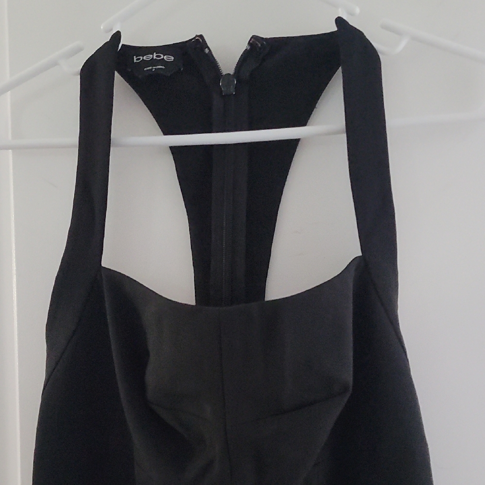 Bebe Black Backless Dress